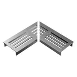 Stonewish Ultra Drain L-rooster zilver recht patroon Online