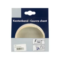 Geen Strijkband rechtkant wit 23 mm (rol 2,5 m) Hot