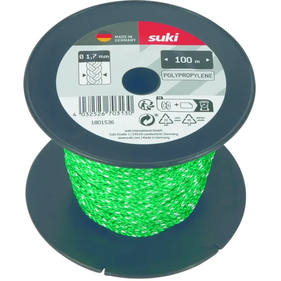 Suki metselkoord groen/wit 1,7MM X 100M Clearance