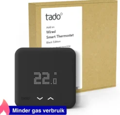 Tado Additionele Slimme Thermostaat Multi zone (uitbreiding) Zwart Hot