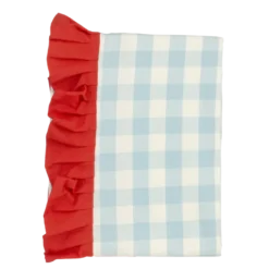 Tafelkleed ruit licht blauw - l180xb130cm