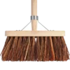 Talen Tools bezem natuurvezel 28 cm met steel 140 cm