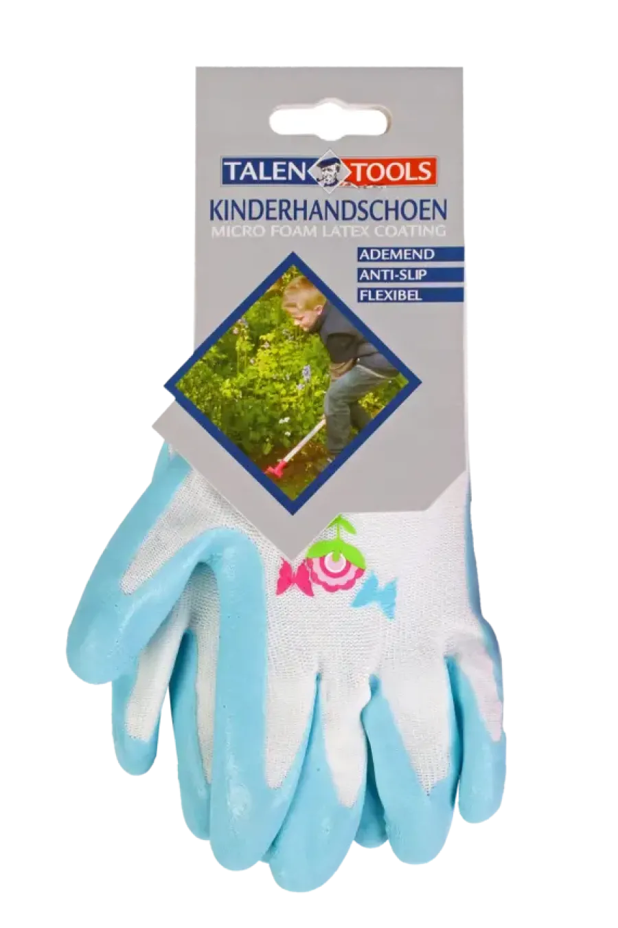 Talen Tools werkhandschoenen antislip M blauw Hot
