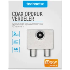 Technetix coax connector haaks male/female Best
