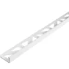 Tegelprofiel haaks PVC wit 10 mm 300 cm