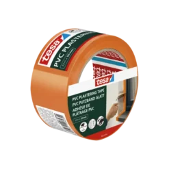 Tesa bepleisteringstape PVC oranje 50 mm x 33 m Outlet