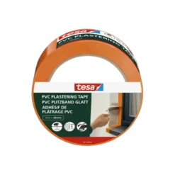 Tesa bepleisteringstape PVC oranje 50 mm x 33 m Outlet