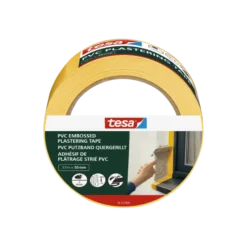 Tesa bepleisteringstape PVC geel reliëf 50 mm x 33 m Discount