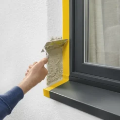 Tesa bepleisteringstape PVC geel reliëf 50 mm x 33 m Discount