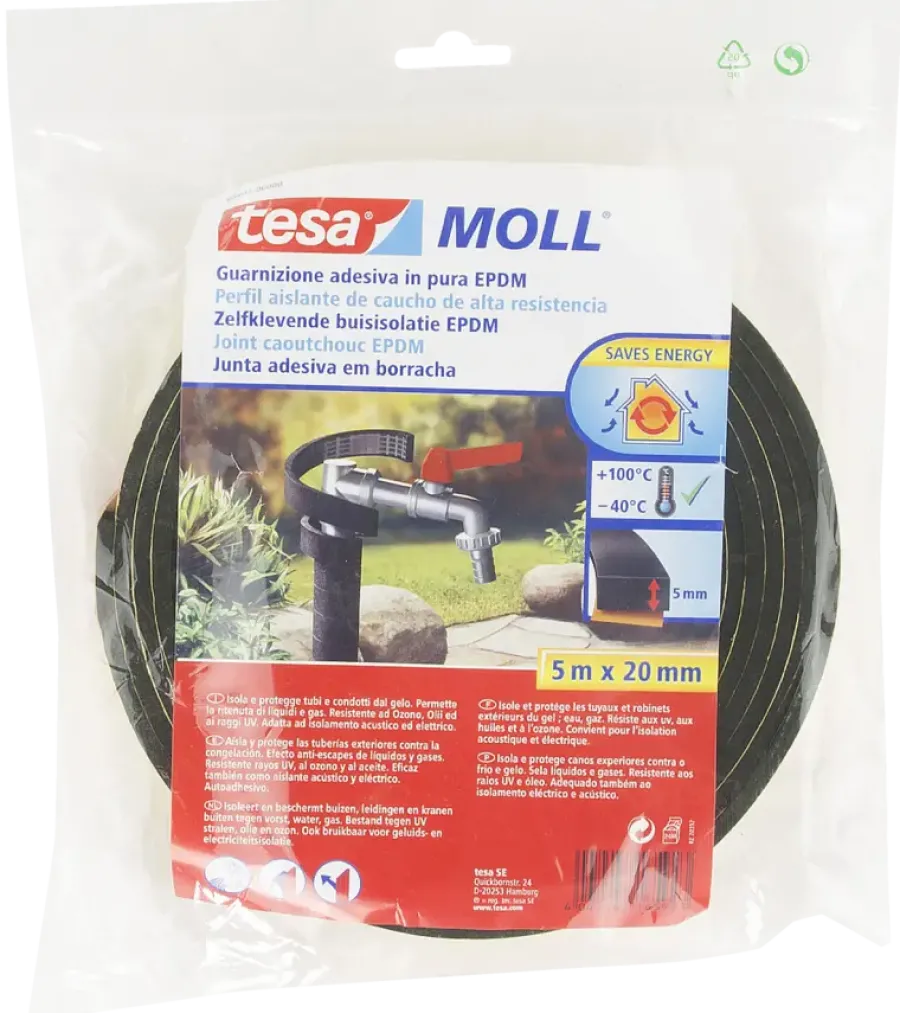 Tesa buisisolatie zelfklevend 20mm breed, lengte 5 meter Sale