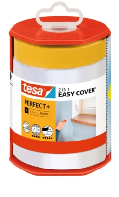 Tesa Easy Cover Perfect+ afdekfolie in dispenser 33mx55cm Discount