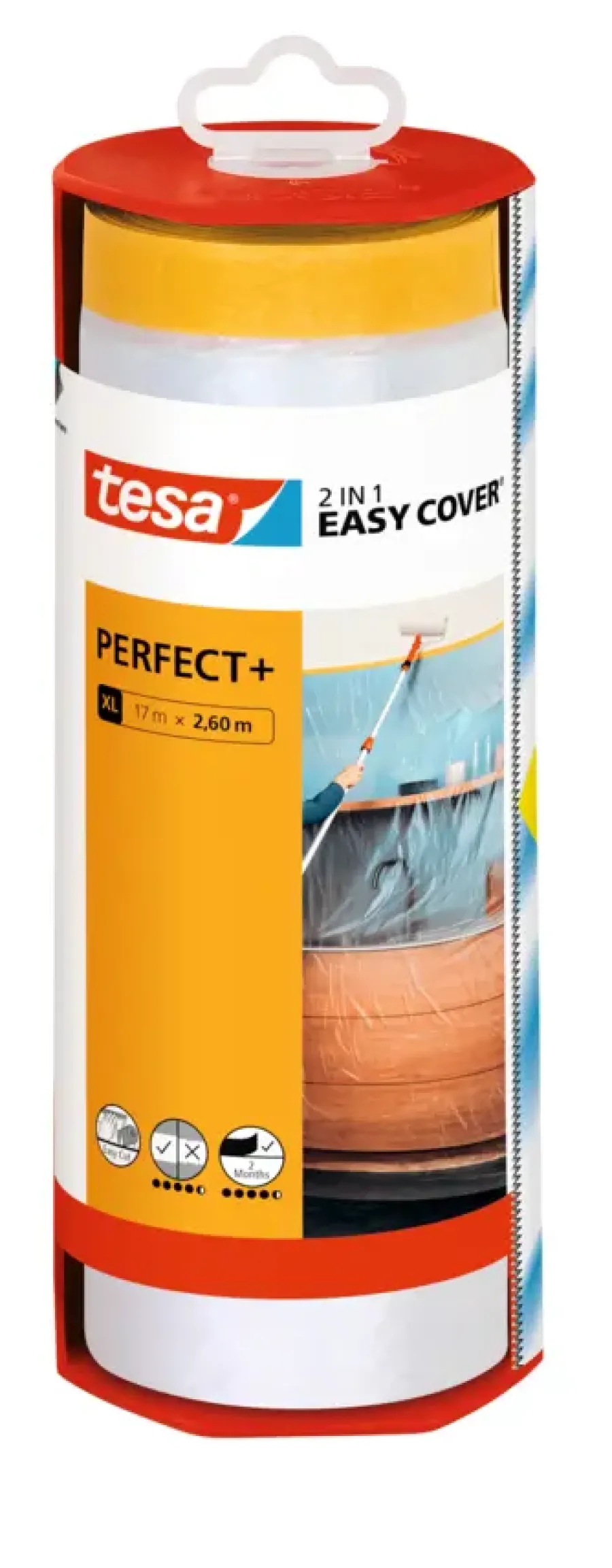 Tesa Easy Cover Perfect+ afdekfolie in dispenser 17mx2,6m Online