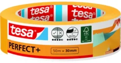 Tesa Perfect+ schilderstape 50 m x 30 mm Hot