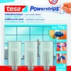 Tesa Powerstrips haak mat chroom 3 stuks