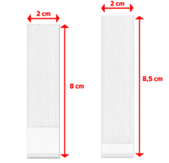 tesa Powerstrips zelfklevende strip Click Combo 6x2 stuks Medium & 8x2 stuks Large
