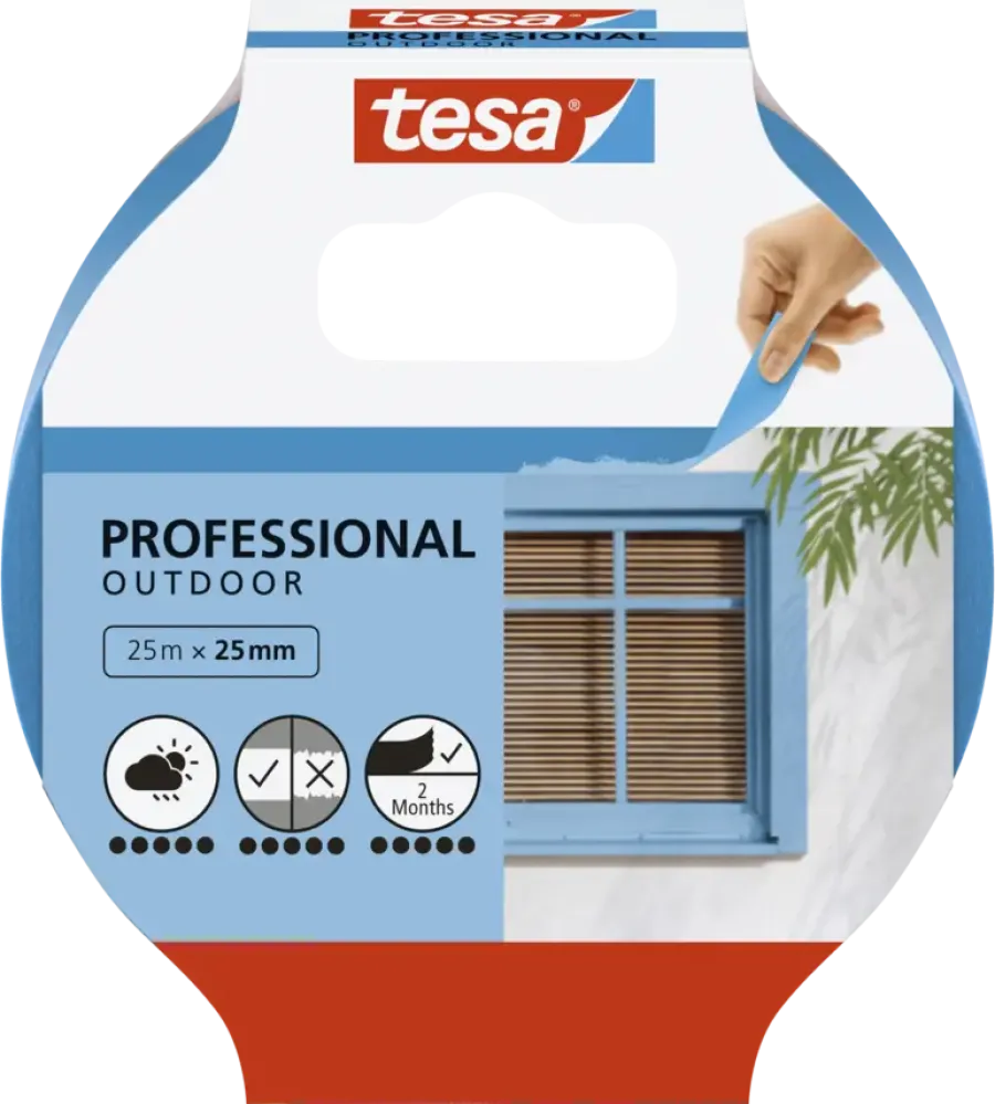 Tesa Professional Outdoor schilderstape blauw 25 mm x 25 m