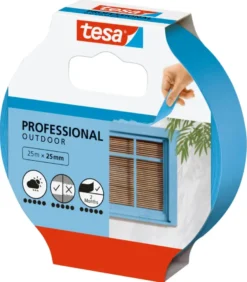 Tesa Professional Outdoor schilderstape blauw 25 mm x 25 m