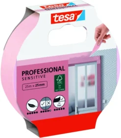 Tesa Professional Sensitive schilderstape roze 25 mm x 25 m Best