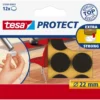 Tesa Protect vilt 22mm bruin 12 stuks