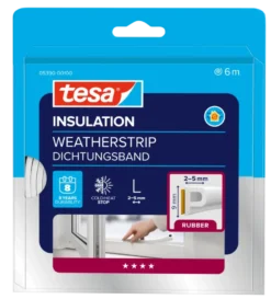Tesa Tochtband P-profiel zelfklevend wit 6m Discount