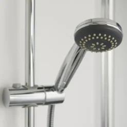 Tiger douchekop Splash Eco Valencia handdouche waterbesparend 3 standen ø 8 cm chroom