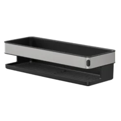 Tiger douchemand Cooper 28 cm Zwart / RVS geborsteld