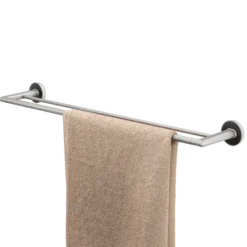 Tiger handdoekrek Cooper dubbel 65,2 cm RVS geborsteld / Zwart
