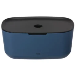Tiger Opbergbox TESS met deksel blauw/zwart
