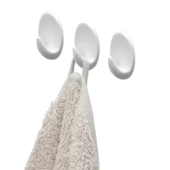 Tiger ophang haak Baseline Oval Large wit ABS set van 3