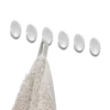 Tiger ophang haak Baseline Oval small wit ABS set van 6