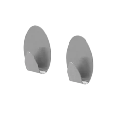 Tiger ophang haak Baseline Oval medium geborsteld RVS set van 2
