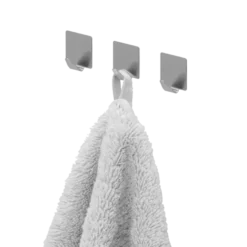 Tiger ophang haak Baseline Square small geborsteld RVS set van 3