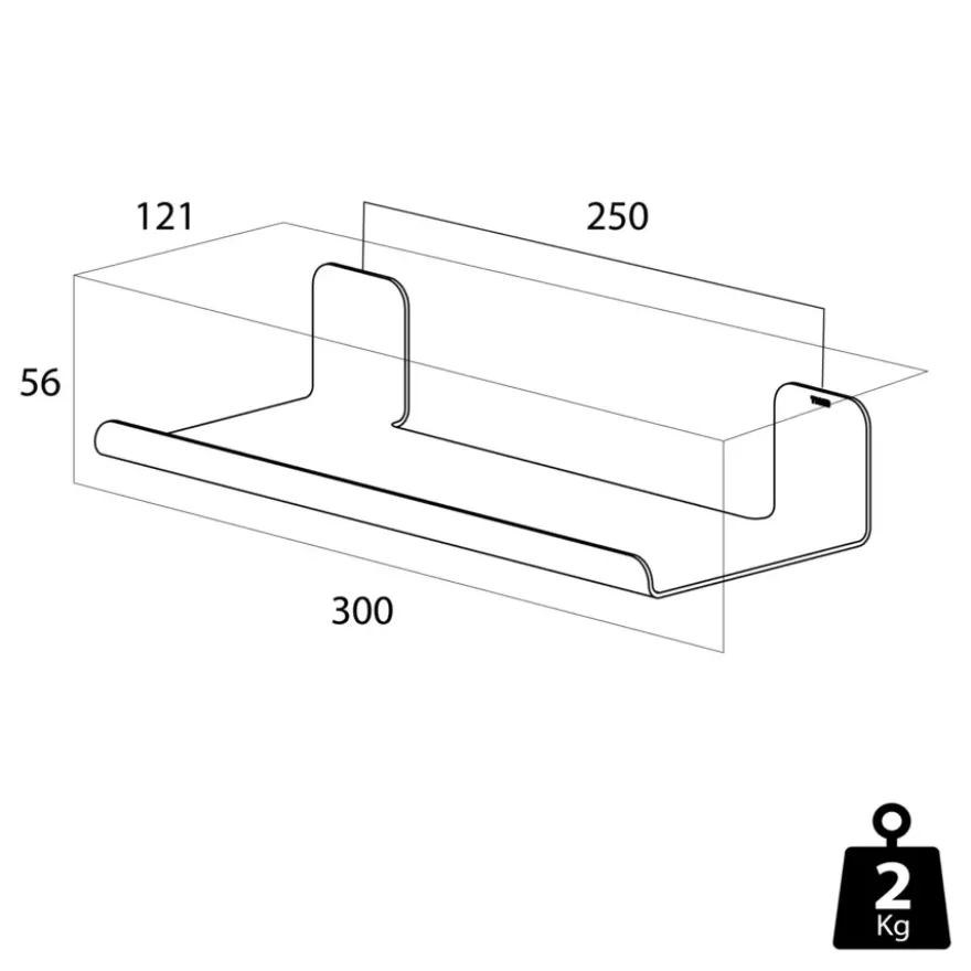 Tiger planchet Colar 30 cm RVS