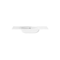 Tiger T-Line Oval inbouwwastafel 101 cm meubel wit