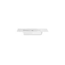 Tiger T-Line Oval inbouwwastafel 81 cm meubel wit