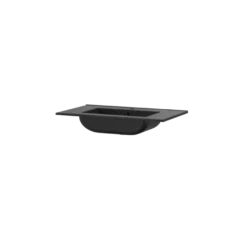 Tiger T-Line Quadro inbouwwastafel 81 cm mat zwart