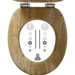 Tiger Toiletbril Hetta MDF Bruin met Softclose