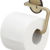 Tiger Toiletrolhouder Tune messing zwart zonder klep