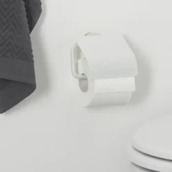 Tiger Toiletrolhouder Urban Wit met Klep