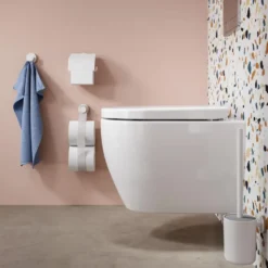 Tiger Toiletrolhouder Urban Wit met Klep