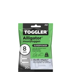 Toggler alligatorplug A8 8 mm 20 stuks