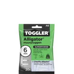 Toggler alligatorplug A6 6 mm 20 stuks