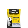 Toggler alligatorplug met flens AF5 5 mm 20 stuks