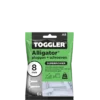 Toggler Alligatorplug 8mm met schroef 6 st.