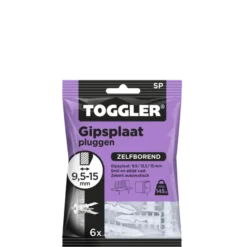 Toggler gipsplaatplug SP 9.5-15 mm 6 stuks