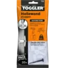 Toggler hollewandplug TD20 23-26 mm 20 stuks
