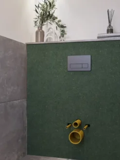 Geen Toilet achterwand spaanplaat 123 x 120 cm 18 mm vochtwerend Sale