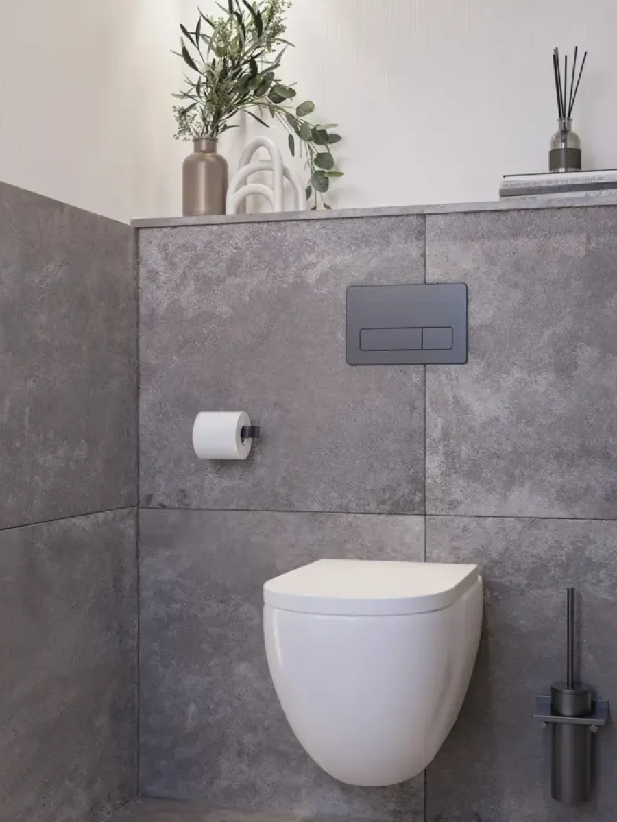 Geen Toilet achterwand spaanplaat 123 x 120 cm 18 mm vochtwerend Sale