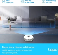 Tapo TP-Link Robotstofzuiger RV30 met dweilfunctie Best