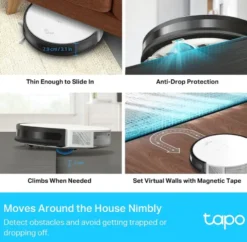 Tapo TP-Link Robotstofzuiger RV30 met dweilfunctie Best